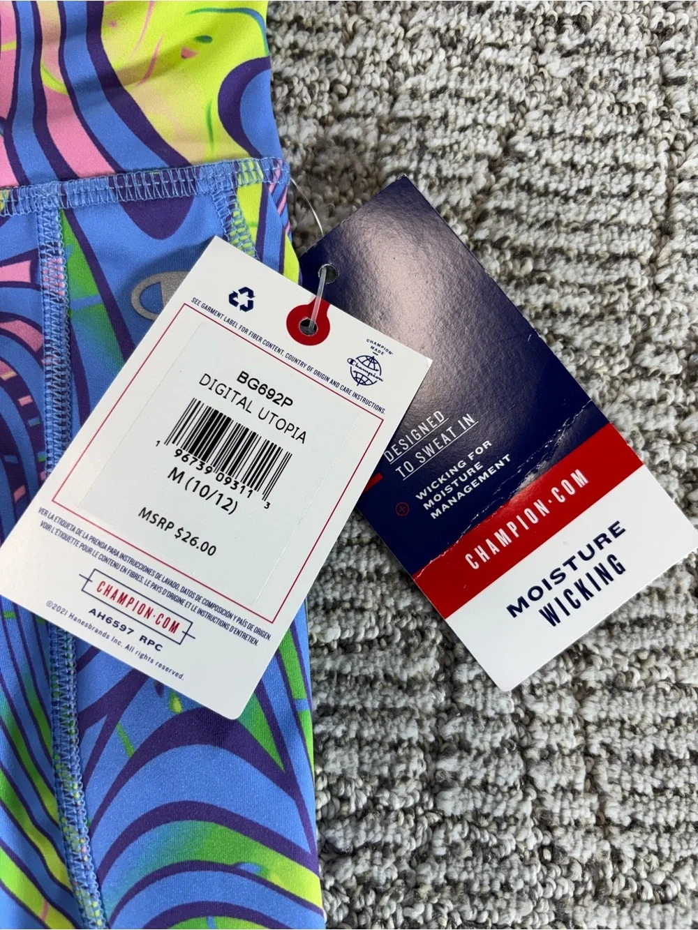 Champion new tags